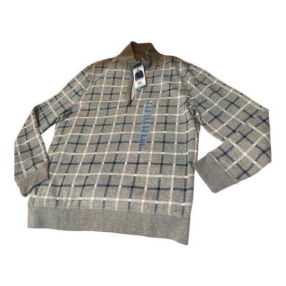 Men’s Large Nautica Long Sleeve, 1/4 Zip Pullover MSRP $79.50 - Picture 1 of 8